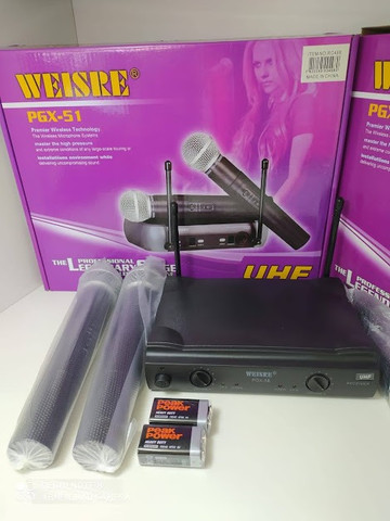 ®Microfone duplo sem fio