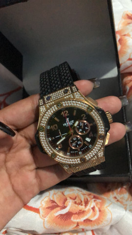 Relógio Hublot Tuiga 1909 Cravejado - Foto 2