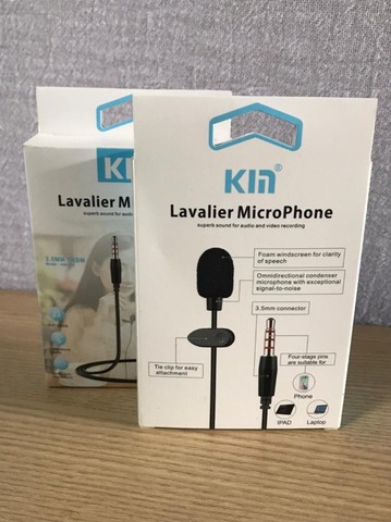 Microfone de lapela (P3) - Lavalier - Foto 2