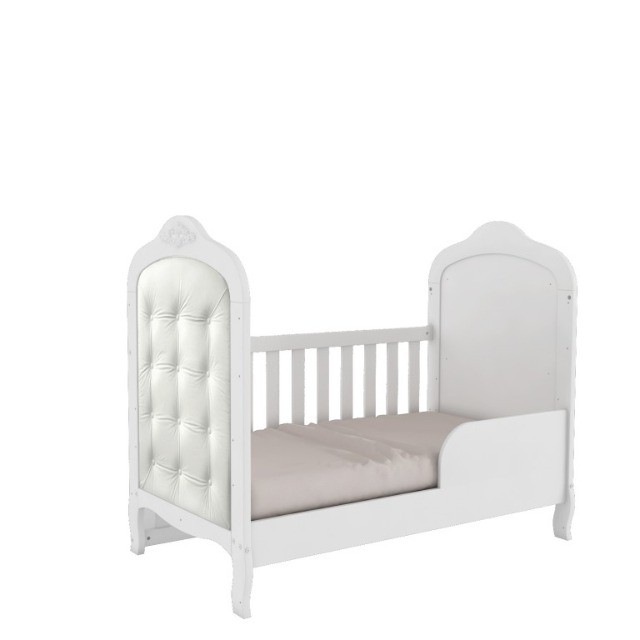 Berço Cama Americano Elo 100% MDF, Com Captone - Peroba - Foto 3