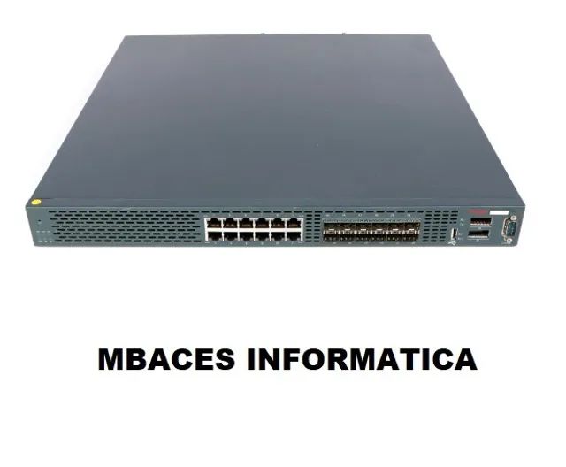 Controlador de LAN sem fio Avaya WLAN 8180 de 12 portas Nortel WC8180