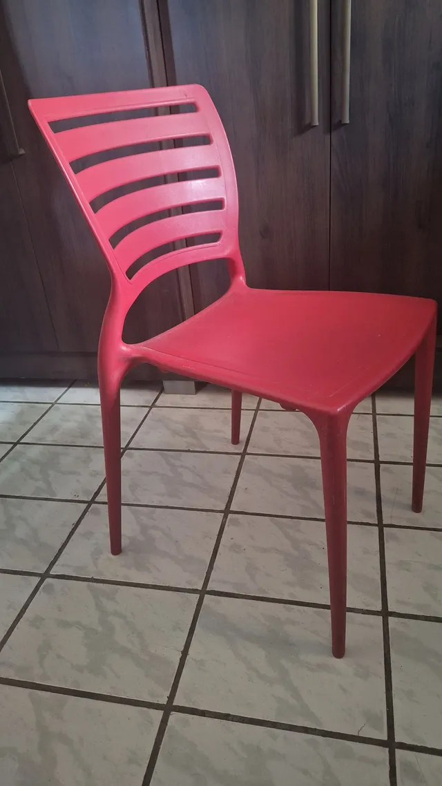 Conjunto de Mesa e Cadeira Tramontina Sofia Infantil Vermelho em  Polipropileno e Fibra de Vidro 2