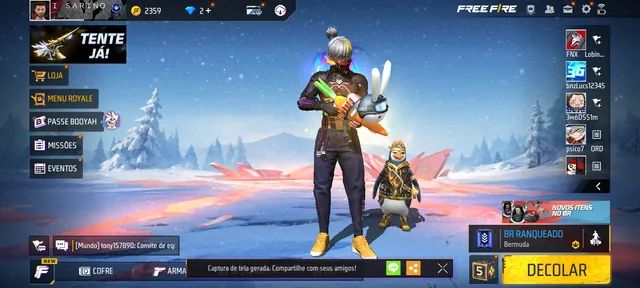 Alguém para jogar ranqueada de duo?, Free Fire