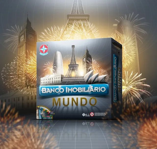 Jogo De Tabuleiro Banco Imobiliário Mundo Estrela Original