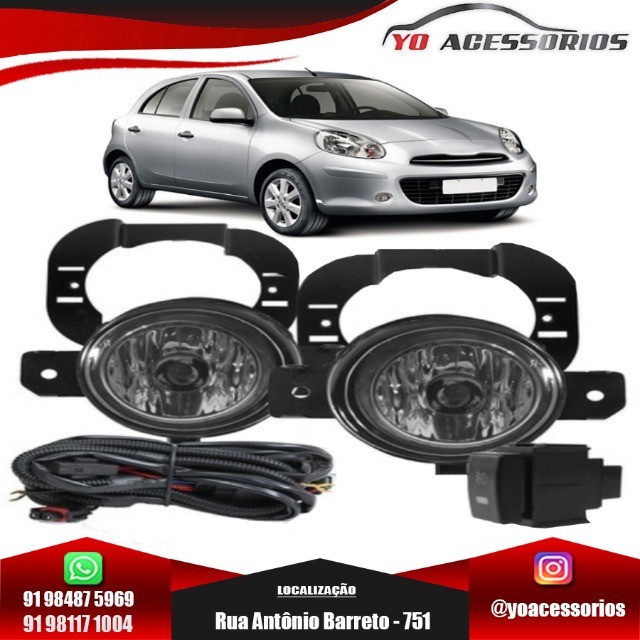 Kit Farol de Milha March 2012 - 2013 Modelo Original