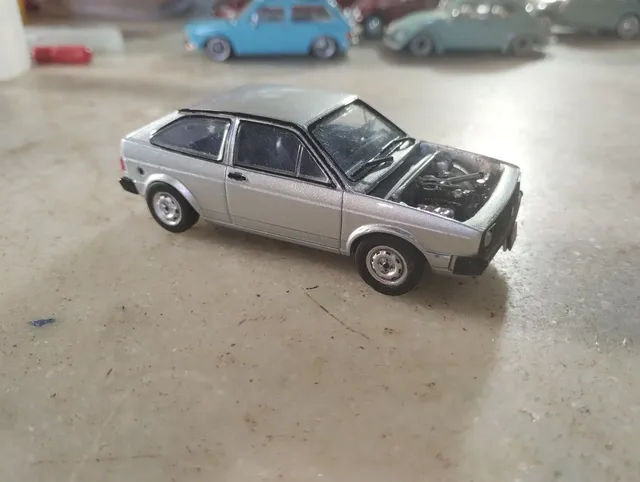 Miniatura Volkswagen Gol Gti 1989 Rebaixado Metal 1:43