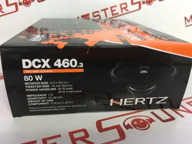 alto falante hertz 4x6'' dieci DCX460.3 80watts coaxial original