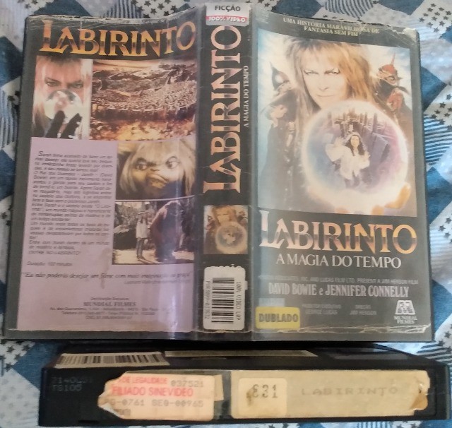 DVD Filme Labirinto - A Magia do Tempo - Semi Novo