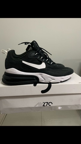 nike air max 270 react black and grey