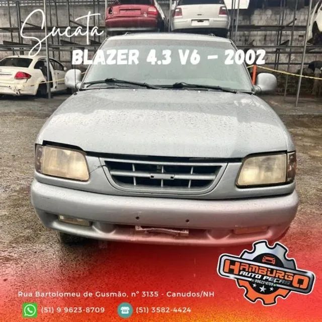 Sucata Peças Gm Blazer 4.3 V6 Vortec 96 A 2000 Com Nf-e