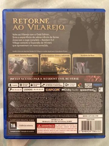 Jogo Resident evil Village Gold Edition - PS4 Mídia Física