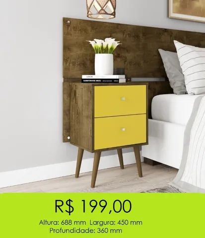 Mesa de cabeceira para quarto  - Foto 3