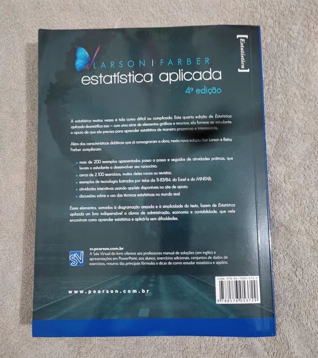 Estatística Aplicada 4ª Edição - Larson & Farber - Foto 2