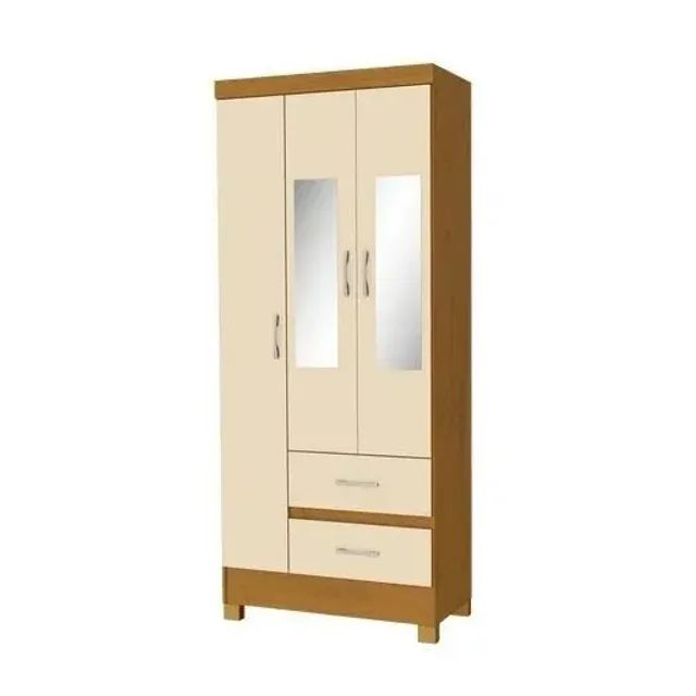 Guarda roupa 3 portas com espelho 