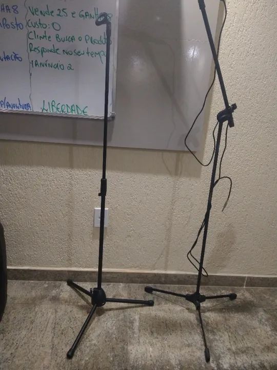 Pedestal de Microfone Novos+ Entrega Rápida  - Foto 2