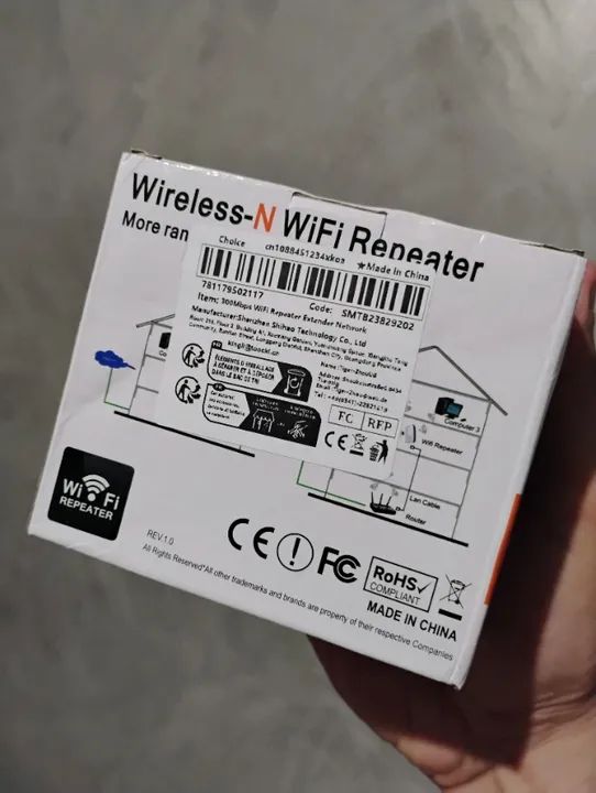 Repetidor WiFi 802.11N - 300Mbps - Novo - Foto 4