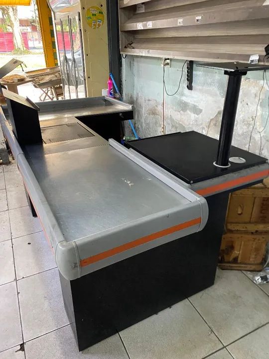 Balcão Checkout Caixa Mercado Mercadinho Padaria Mercearia  - Foto 2