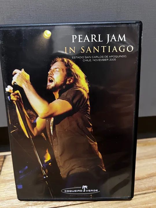 Dvd Pearl Jam live in Santiago