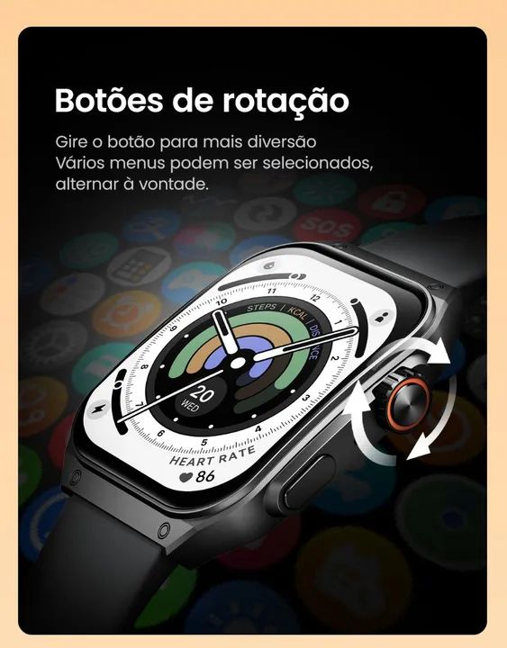 Smartwatch haylou S8 novo original - Foto 3