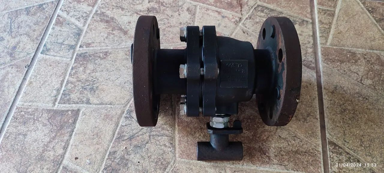 Válvula De Esfera Monobloco Mga 2 Pp Wcb Cl 300 - Foto 3