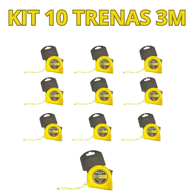 Kit 10 trenas 3 metros