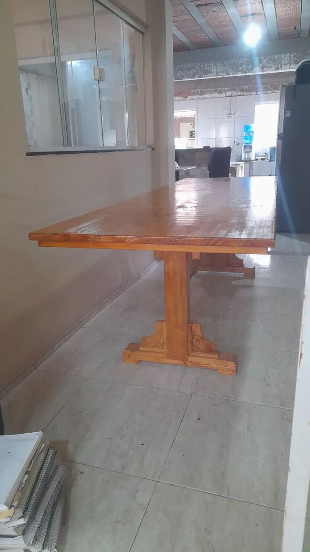 Mesa madeira maciça  - Foto 4