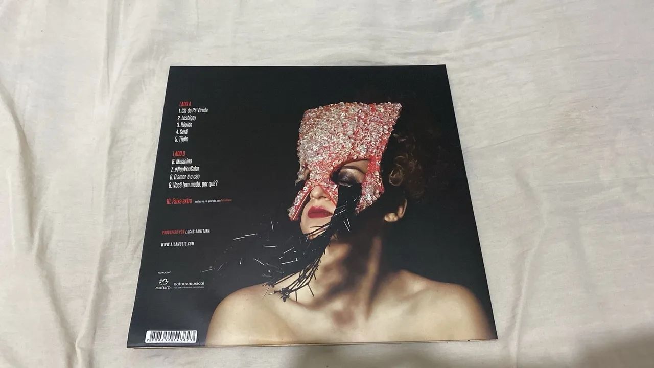 Disco de Vinil -  Aila - em cada verso um contra ataque  - Foto 3