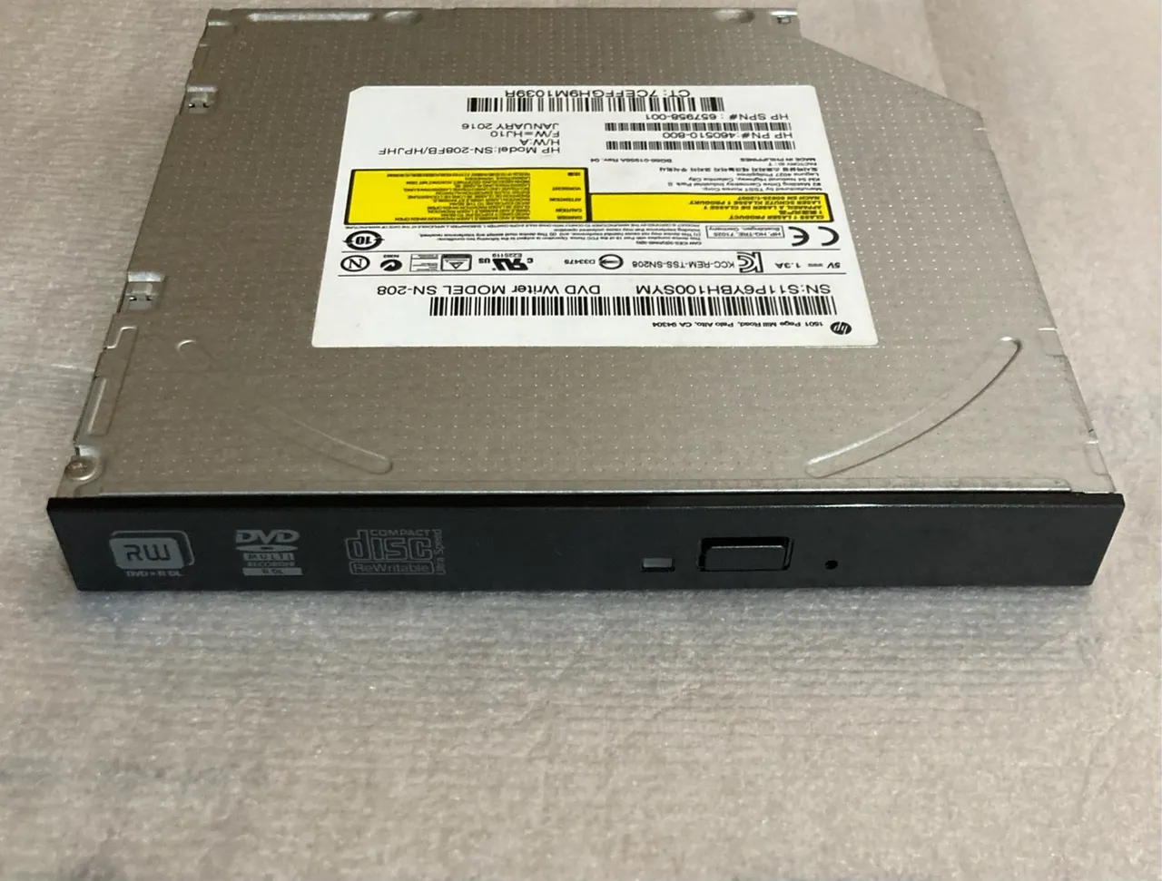 Leitor e Gravador de CD/DVD HP para Notebook e All in one