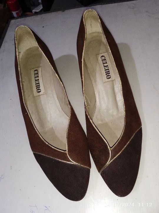 Sapato Scarpin em couro da Celeiro 