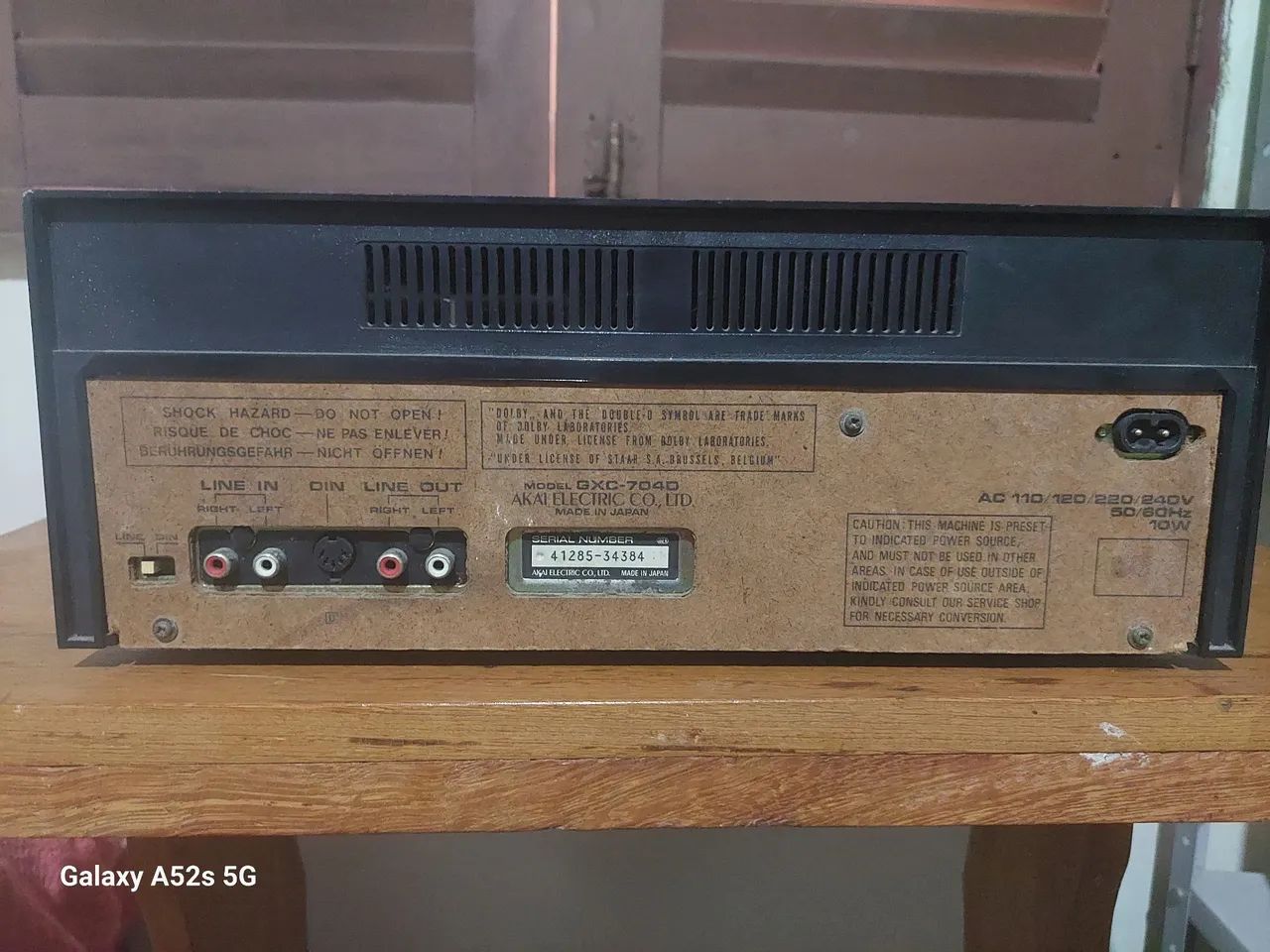 Tape deck Akai GXC- 704D com defeito - Foto 2