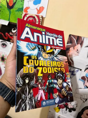 Livro Almanaque Heróis Do Anime Os Cavaleiros Do Zodíaco