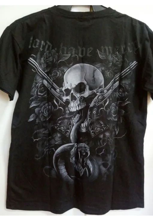 Camiseta estampada nova M - Foto 2