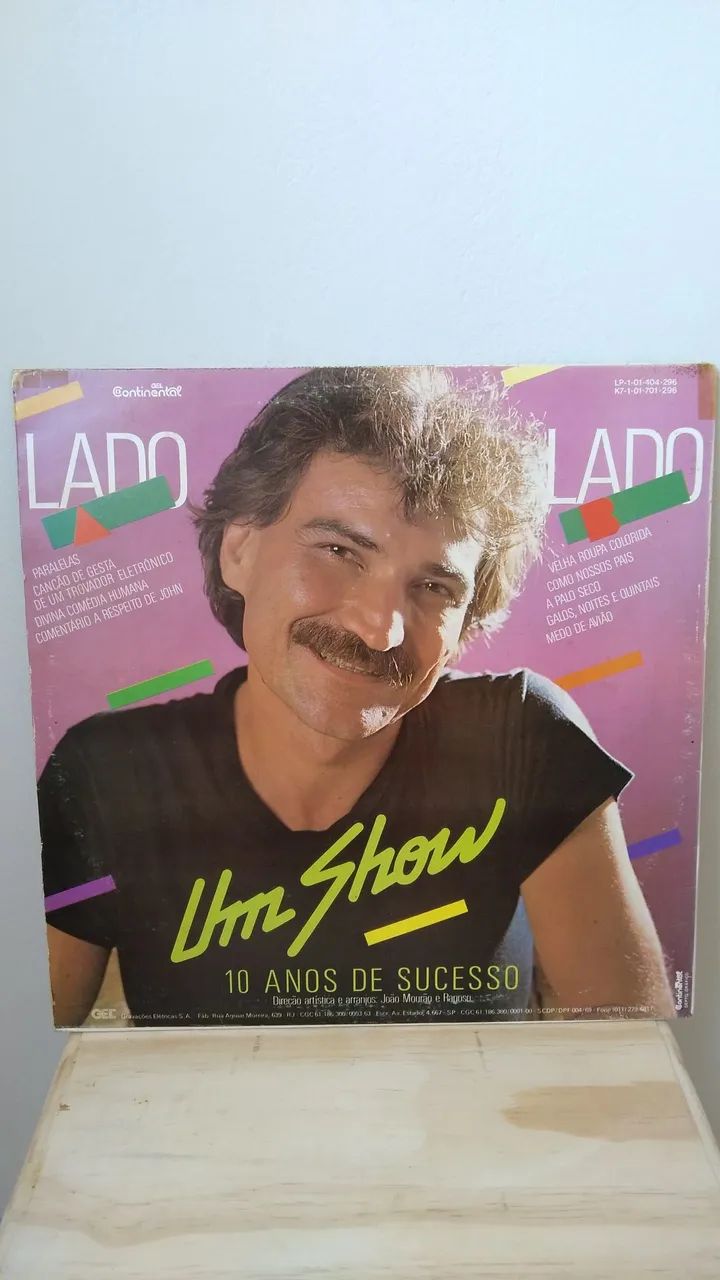 Disco vinil Belchior AUTOGRAFADO Um Show 1986 - Foto 2