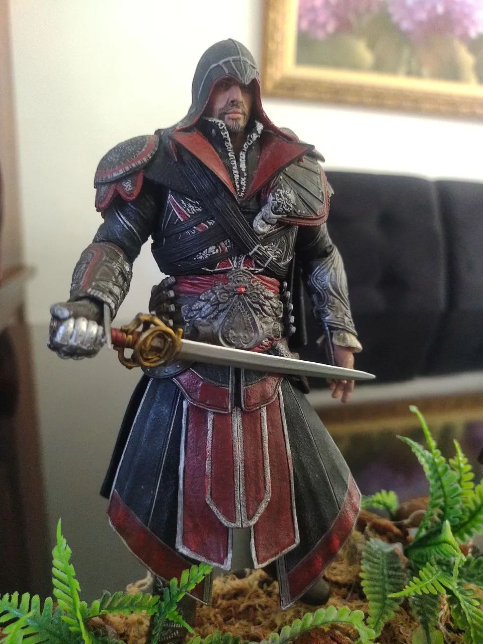 2 Action Figures Assassin's Creed Brotherhood e Black Flag  - Foto 2