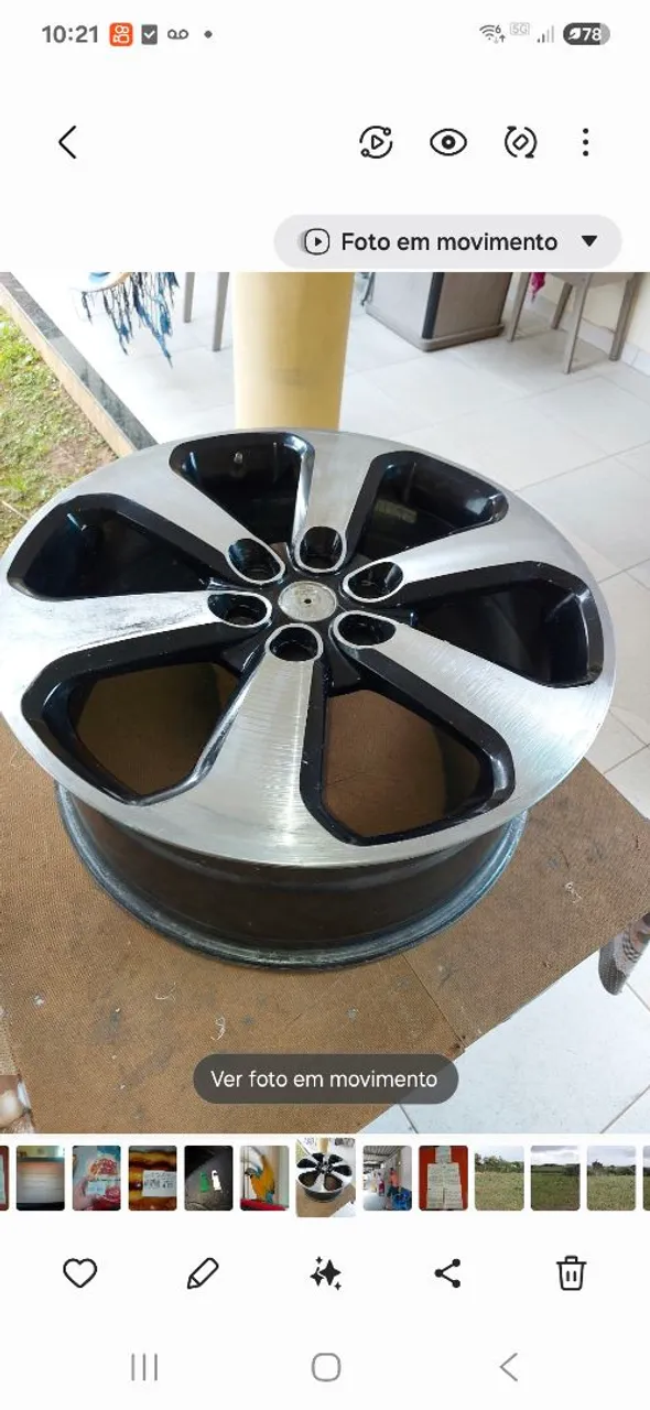Roda de liga leve aro 22 para L 200 triton
