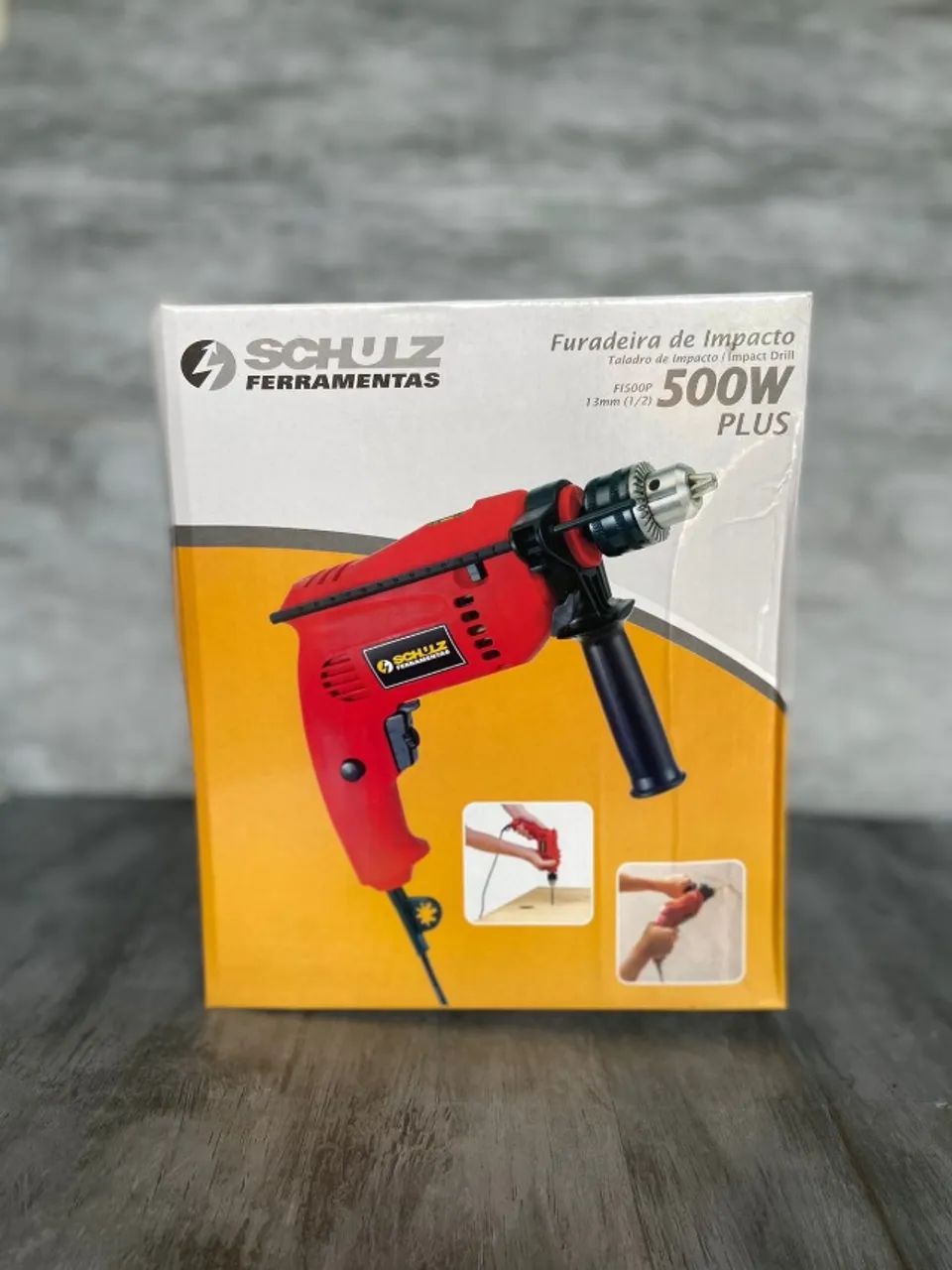 Furadeira (Super Promoção) Schulz 1/2pol 13mm Reverse - 500W - Foto 2
