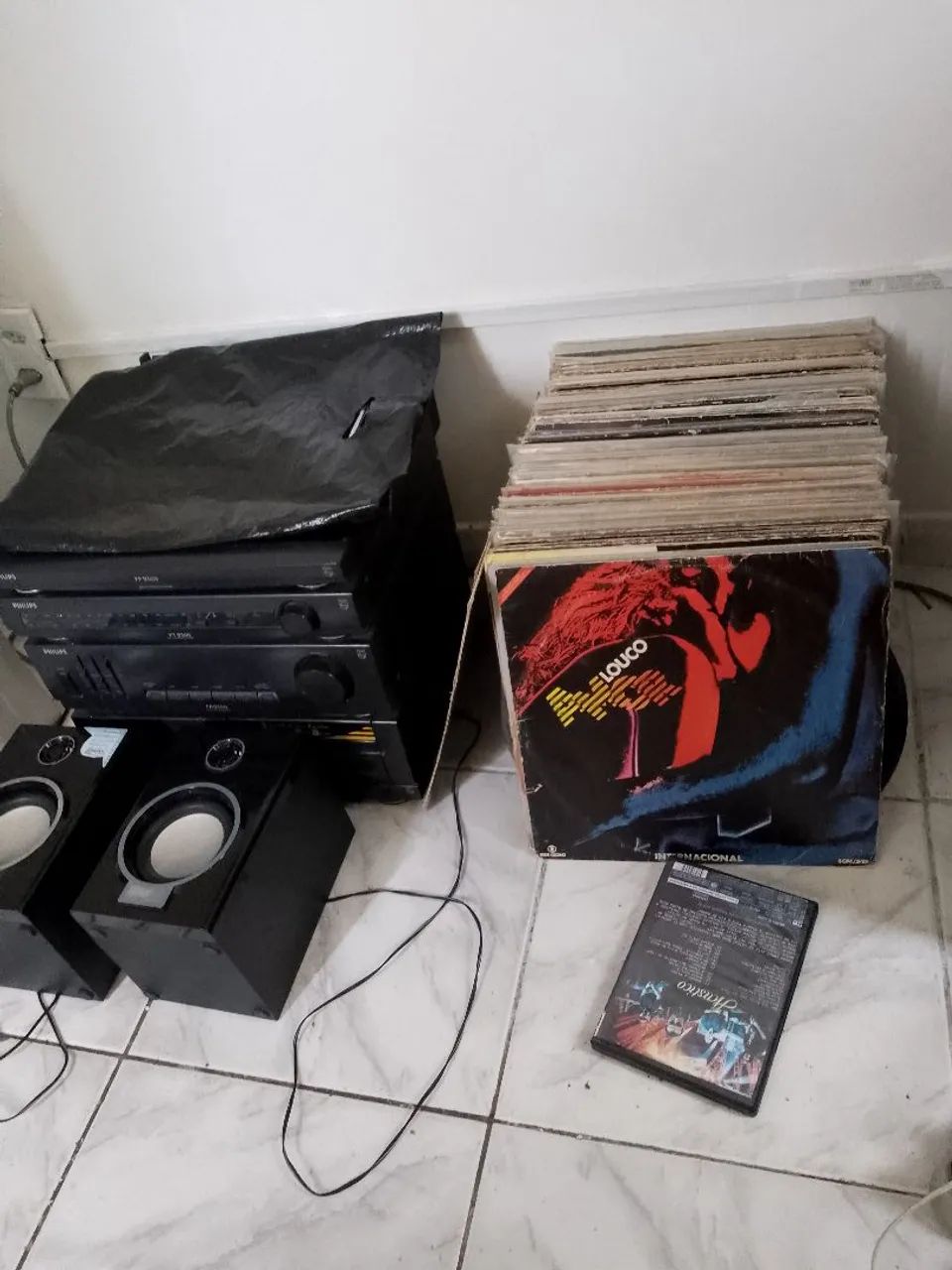 Coleção de Vinil e Som Vintage