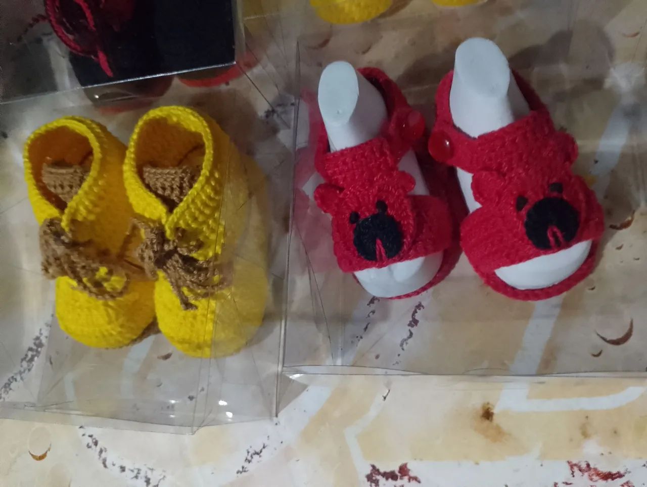 Sapatinhos de Bebê - Unissex - Crochê