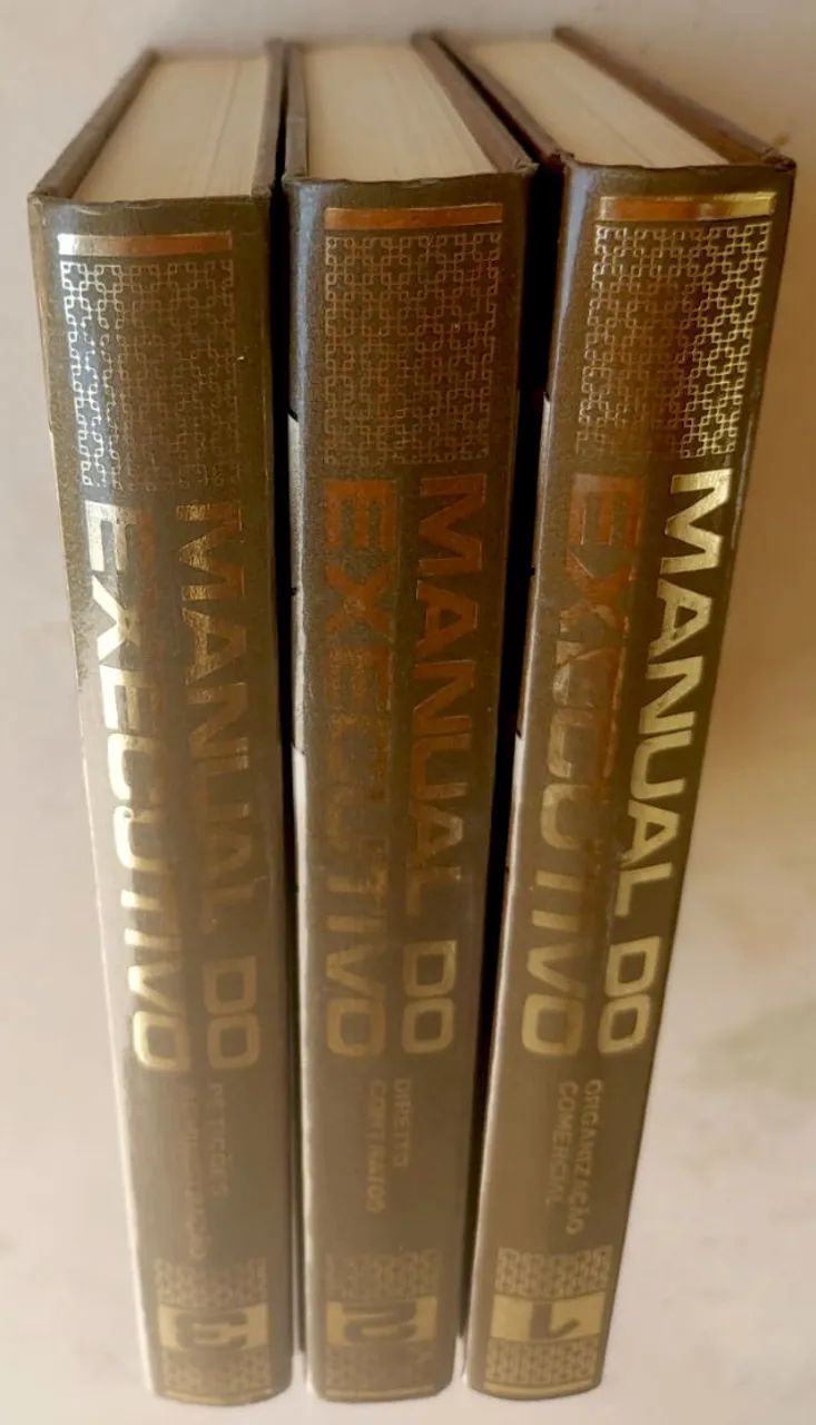 Manual do Executivo - 3 Belos Volumes  !!!!