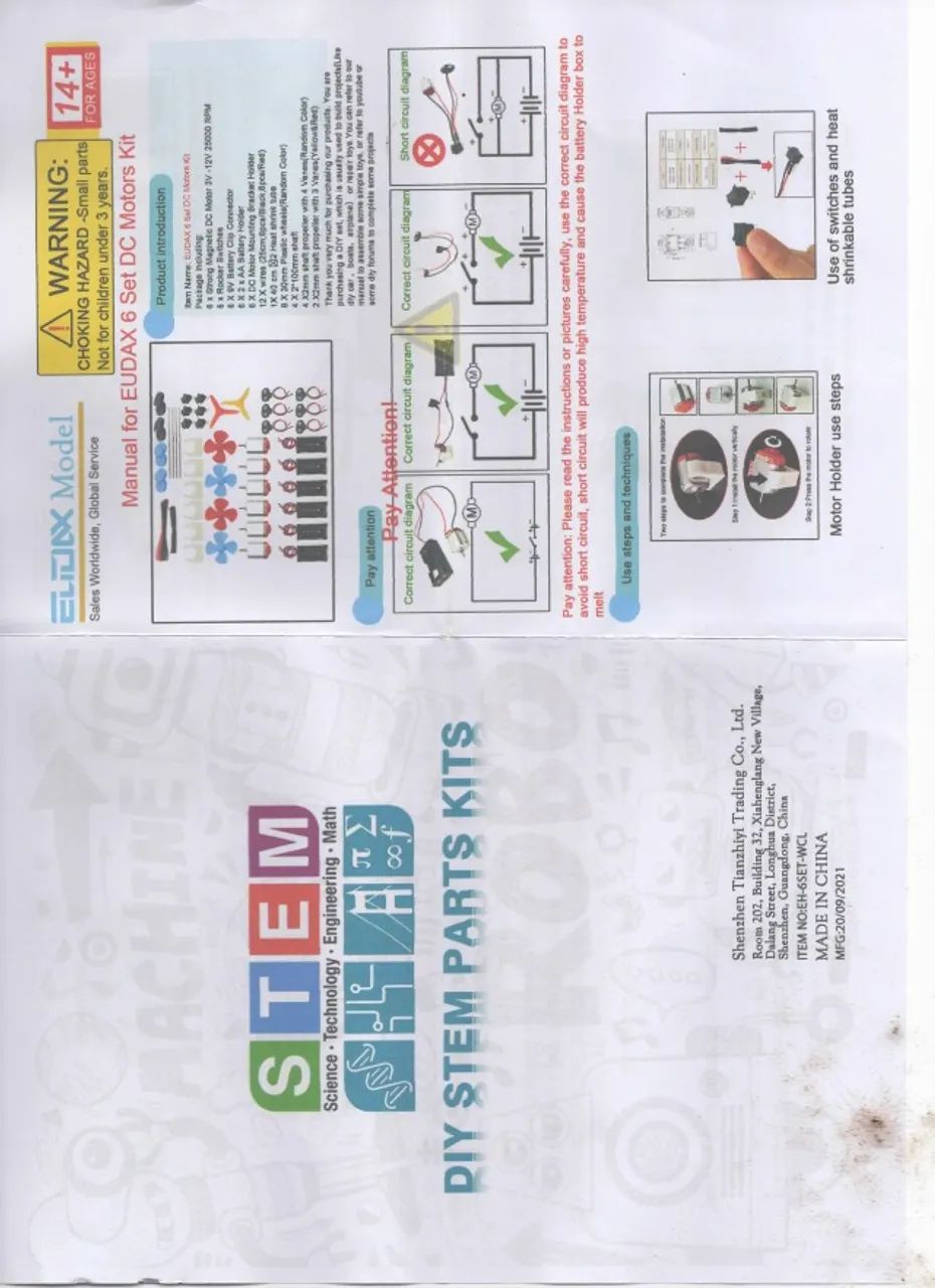 Brinquedo Educacional E Ciências Com Motores - Foto 2