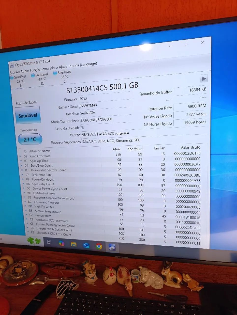 HD 500 GB Seagate P Gravador DVR ou Desktop  - Foto 4
