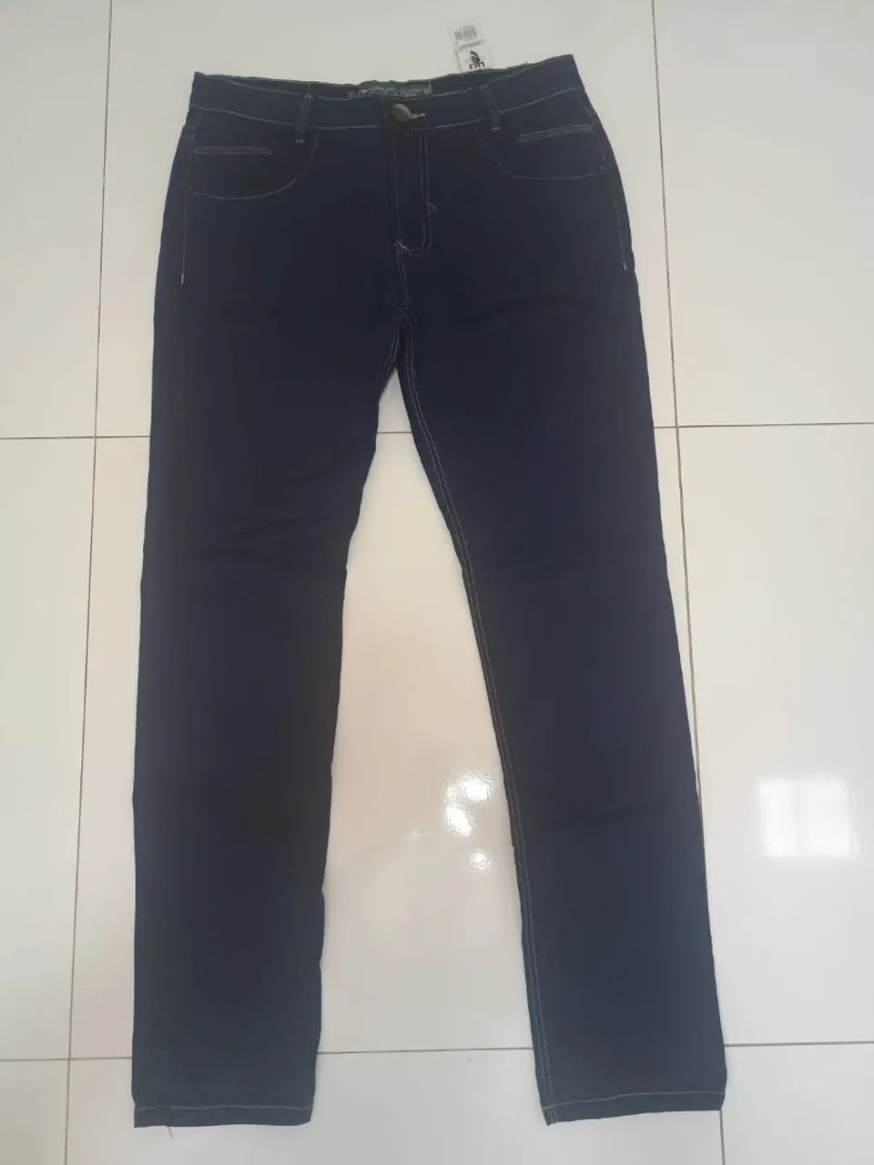 Calça Masculina Jeans Azul Escuro