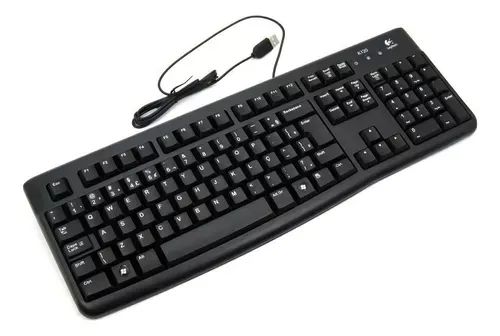 Teclado Com Fio USB Logitech K120 Novo - Foto 3