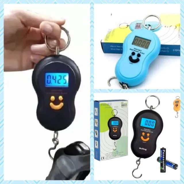  Balança Digital Portátil B-Max 50kg - Alta Precisão com Gancho - Foto 5