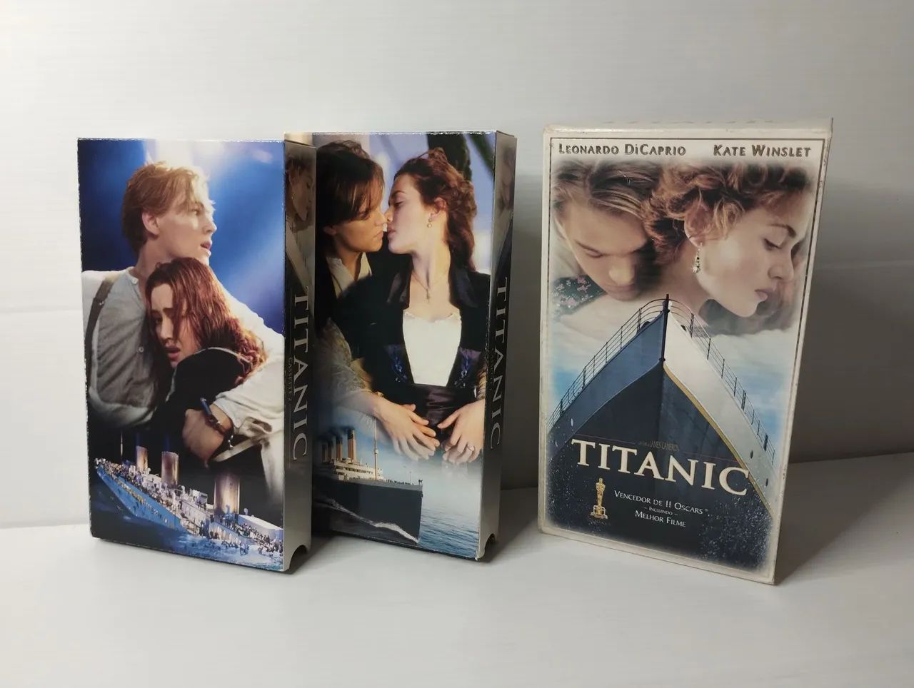 Fita VHS Dupla - Filme Titanic (Original Fox 1997) Leo DiCaprio 