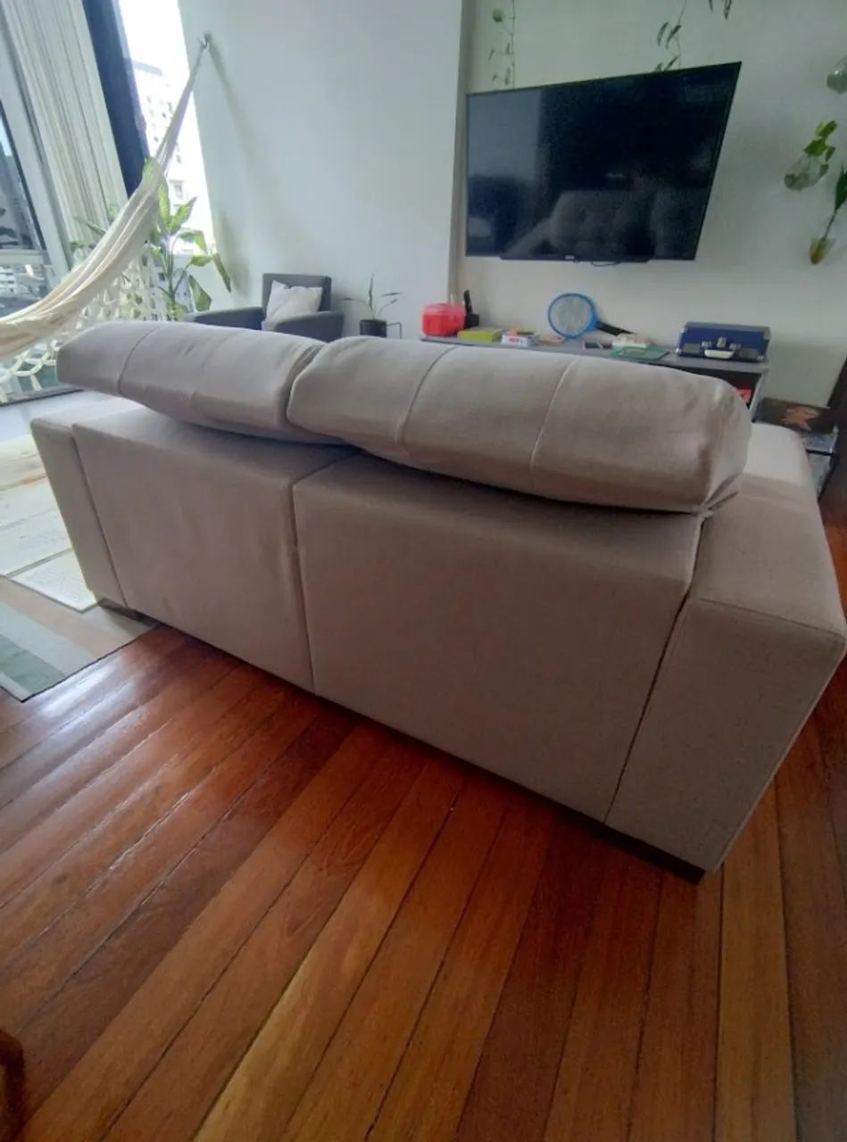 Sofá Retrátil e Reclinável 2 Lugares com Extensão - Foto 6