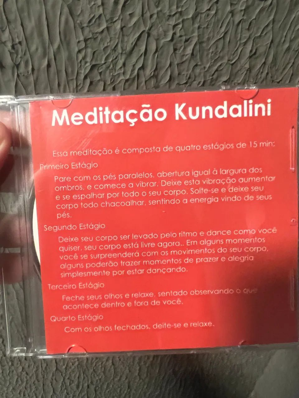 CD de meditação guiada 