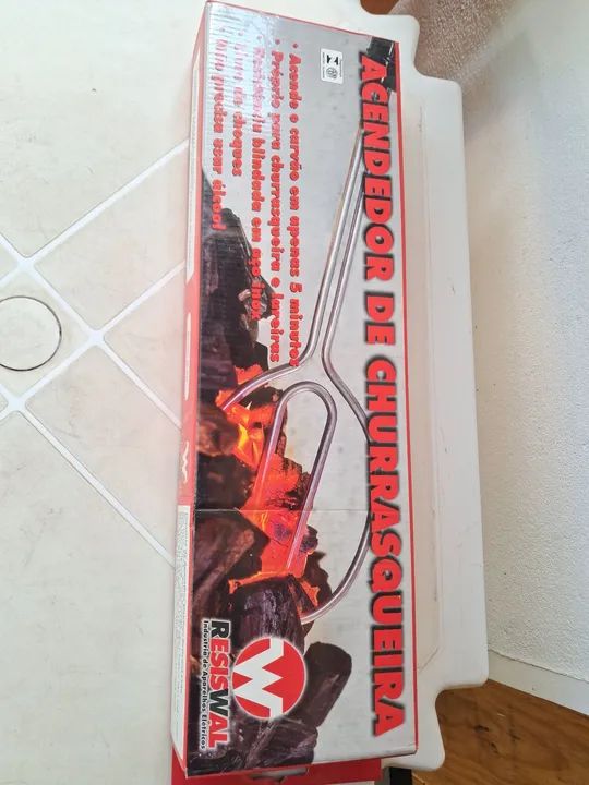 Acendedor de churrasqueira e lareira, elétrico,  800 W, 127 V - Foto 3