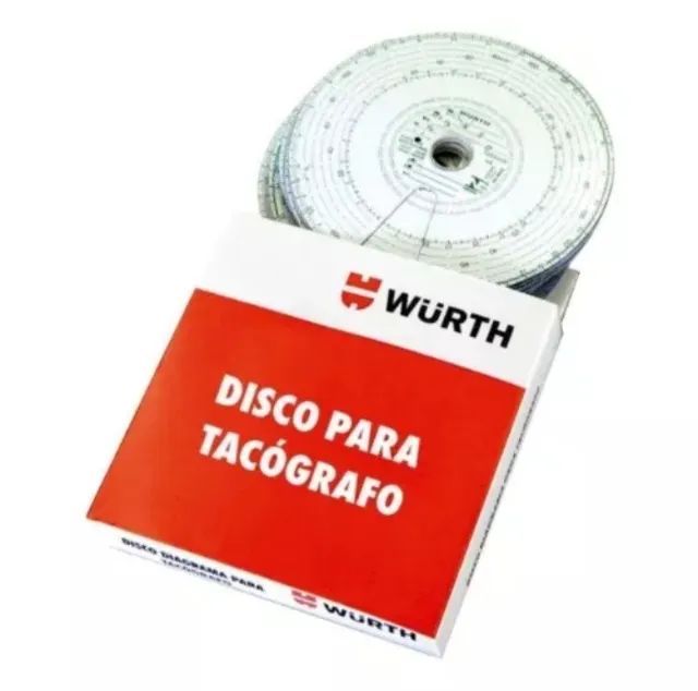Disco para Tacógrafo - Wurth - 125 Km 
