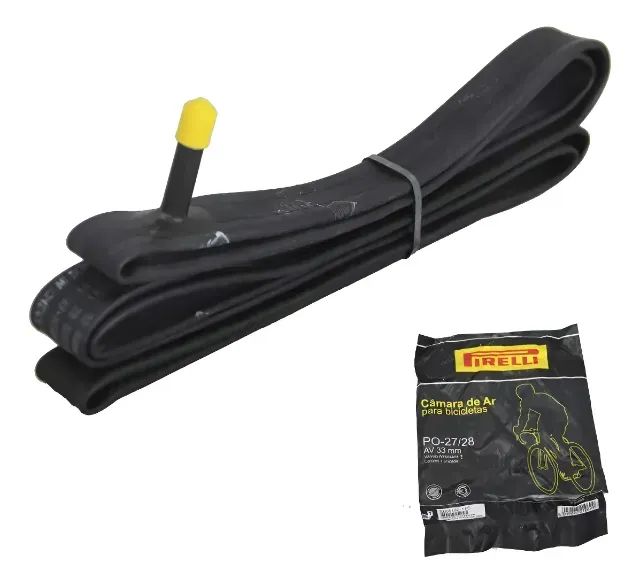 Câmera de ar para pneu de bicicleta aro 27/28 câmera de ar Pirelli 